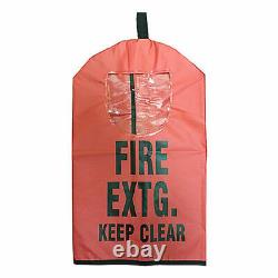 10-LARGE-FIRE EXTINGUISHER COVER for 5lb-20lb Extinguisher 25x16 1/2 WithWINDOW