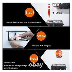 10 PACK Portable Automatic Fire Ball Extinguisher with Bracket and Hook Mount