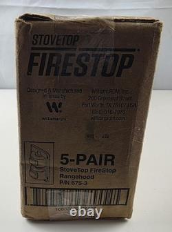 10-PK STOVETOP FIRESTOP 675-3 Range Hood Fire Extinguishers Exp. Sept/2029 NEW