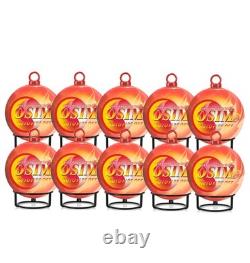 10-Pack Automatic Self-Exciting Fire Extinguisher Ball with Hook and Mount