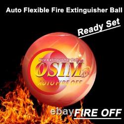 10-Pack Automatic Self-Exciting Fire Extinguisher Ball with Hook and Mount