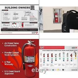 10-a120-bc 20 Lbs. Abc Dry Chemical Fire Extinguisher A B C Amerex Class