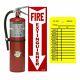 10 lb. Buckeye ABC Fire Extinguisher with Wall Hook, Sign and Inspection Tag