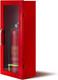 10Lb Fire Extinguisher Cabinet Wall Mount Steel Case for Indoor/Outdoor Red