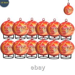 12 PACK Portable Automatic Fire Ball Extinguisher with Bracket and Hook Mount US 12 PACK Portable Automatic Fire Ball Extinguisher with Bracket and Hook Mount US