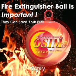 12 PACK Portable Automatic Fire Ball Extinguisher with Bracket and Hook Mount US