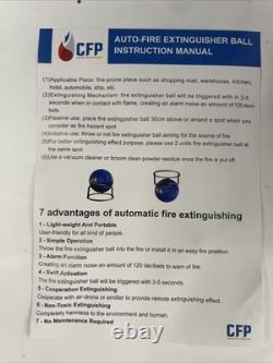 12 Pc Self Deploying Fire Extinguisher Ball 5 Class Residential/Commercial/ Auto