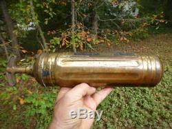 1917 Pyrene Fire Extinguisher Brass Era Cadillac Chevy Dodge Ford Buick Peerl