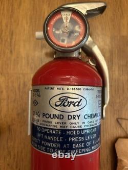 1972 Ford Fire Extinguisher Original Accessory Never Used Beautiful Condition