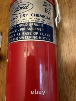 1972 Ford Fire Extinguisher Original Accessory Never Used Beautiful Condition