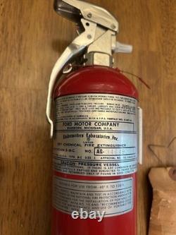 1972 Ford Fire Extinguisher Original Accessory Never Used Beautiful Condition