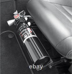 2.5 Lb. ABC Fire Extinguisher Chrome Refillable Car, Jeep, Truck, Off-Road