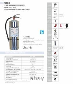 2.5-gallon 2026 Victory Water Pressure Fire Extinguisher WithRecharge Adaptor