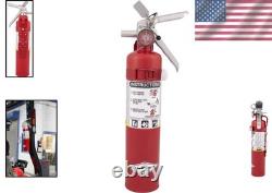 2.5 lb Multi-Purpose ABC Fire Extinguisher Wall Bracket Included for Safety