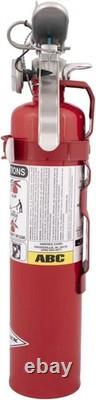 2.5 lb Multi-Purpose ABC Fire Extinguisher Wall Bracket Included for Safety