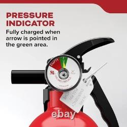2 Pack Aluminum Multi Purpose Fire Extinguisher for Home Office, Dorm