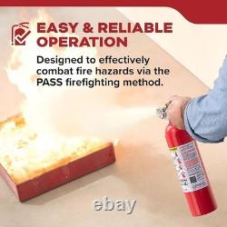 2 Pack Aluminum Multi Purpose Fire Extinguisher for Home Office, Dorm