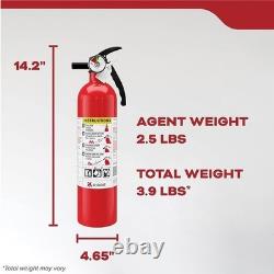 2 Pack Aluminum Multi Purpose Fire Extinguisher for Home Office, Dorm