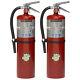 2 Pack Buckeye ABC Dry Chemical Fire Extinguisher with Aluminum Valve + Wall Hook