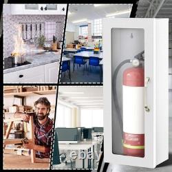 2 Pack Fire Extinguisher Cabinet Wall Mount Steel Holder for Indoor/Outdoor
