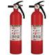 2 Pack Fire Extinguisher Dry Chemical Powder Home Office Shop Safety 1-A10-BC