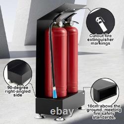 2 Pack Fire Extinguisher Stand Floor Holder for Garage, Office, Warehouse, Heavy