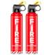 2-Pack Fire Extinguisher for Home, Kitchen, Car, and Grill with Mounting Bracket