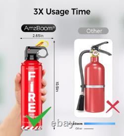 2-Pack Fire Extinguisher for Home, Kitchen, Car, and Grill with Mounting Bracket
