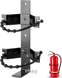 2 Pcs Fire Extinguisher Mount Bracket Adjustable, Supports up to 2.5 and 5Lb, He