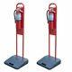 2-Portable Fire Extinguisher Stands WITH 2-10lb. ABC FIRE EXTINGUISHERS
