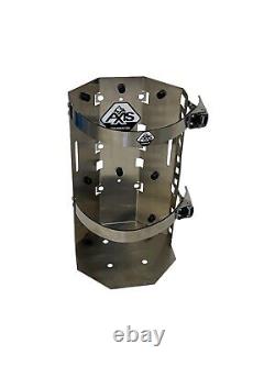 20 LB Dry Fire Extinguisher Stainless Steel Marine Mount Bracket 7 Diameter