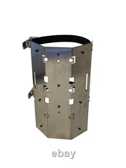 20 LB Dry Fire Extinguisher Stainless Steel Marine Mount Bracket 7 Diameter