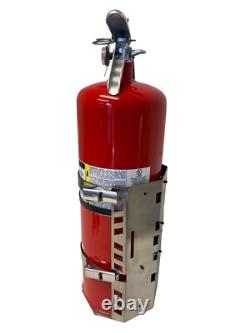 20 LB Dry Fire Extinguisher Stainless Steel Marine Mount Bracket 7 Diameter