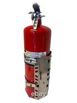 20 LB Dry Fire Extinguisher Stainless Steel Vehicle & Marine Mount Bracket