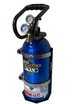 20 LB Dry Fire Extinguisher Stainless Steel Vehicle & Marine Mount Bracket BLACK