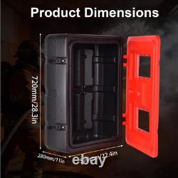 20 lb Fire Extinguisher Cabinet Indoor Outdoor Weatherproof Heavy Duty Holder
