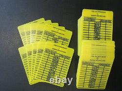 (200) Plastic Fire Extinguisher 4-year Inspection Tags. 2022-2023-2024-2025