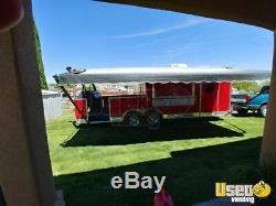 2015 CBTL CW8 8.5' x 28' Barbecue Food Concession Trailer with Porch for Sale