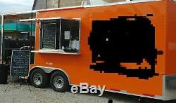 2017 8.5' x 20' Cargo Craft Barbecue Food Trailer with Full Kitchen and Porch fo