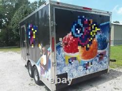 2019 Wow Cargo 8.5' x 14' Sno Biz Snowball Concession Trailer for Sale in South