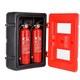 20lb RED FIRE EXTINGUISHER CABINET INDOOR/OUTDOOR FREE SHIPPING NEW
