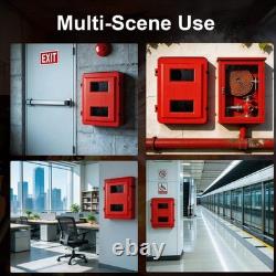 20lb RED FIRE EXTINGUISHER CABINET INDOOR/OUTDOOR FREE SHIPPING NEW