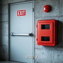 20lb RED FIRE EXTINGUISHER CABINET INDOOR/OUTDOOR FREE SHIPPING NEW