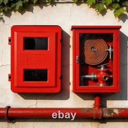 20lb RED FIRE EXTINGUISHER CABINET INDOOR/OUTDOOR FREE SHIPPING NEW