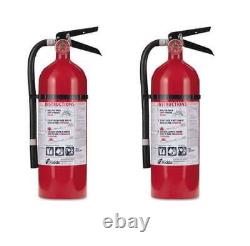 210 Fire Extinguisher, 4lb, 2-A, 10-BC, 2 Pack