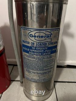 2xLot General Amerex A411 No 20lb Dry Chemical A B C Fire Extinguisher