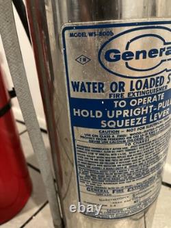 2xLot General Amerex A411 No 20lb Dry Chemical A B C Fire Extinguisher