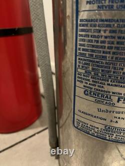 2xLot General Amerex A411 No 20lb Dry Chemical A B C Fire Extinguisher