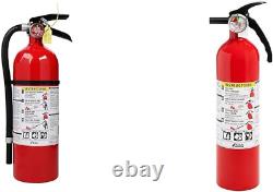 3-A40-BC 9 Lb Commercial Use Aluminum Fire Extinguisher Bundle with 1-A10-BC