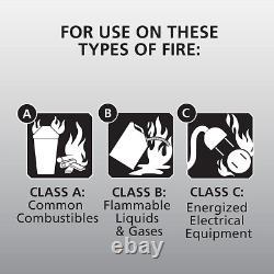 3-A40-BC 9 Lb Commercial Use Aluminum Fire Extinguisher Bundle with 1-A10-BC